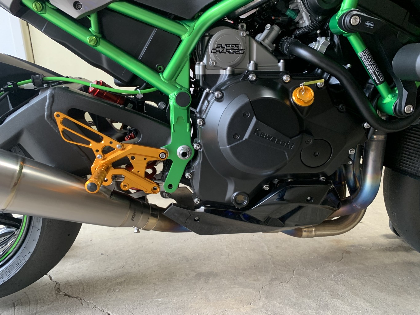 SBK Build - Sato H2 rear sets - Modifications, Accessories, and