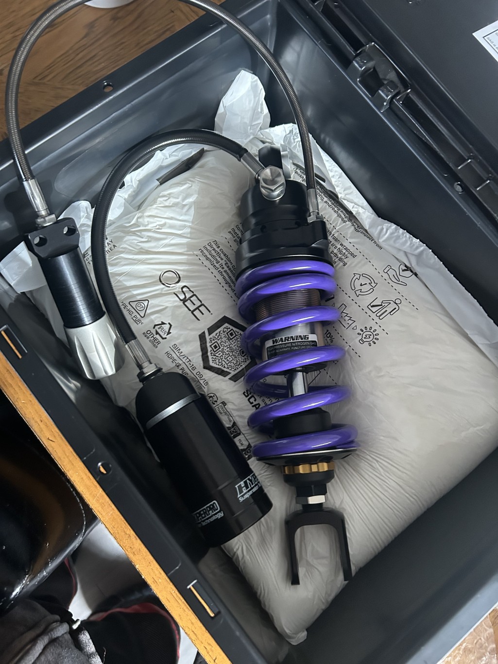 Hyperpro rear shock - Suspension, Set-up and Modifications